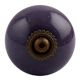 Purple Round Antique Fitting Ceramic Cabinet Knob
